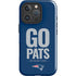 NFL New England Patriots Team Motto iPhone 16 Pro Impact Case